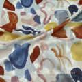 Pure Polyester Chiffon Colorful Printed Fabric